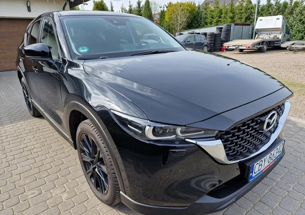 Mazda CX-5 cena 121000 przebieg: 16000, rok produkcji 2022 z Kleszczele małe 781